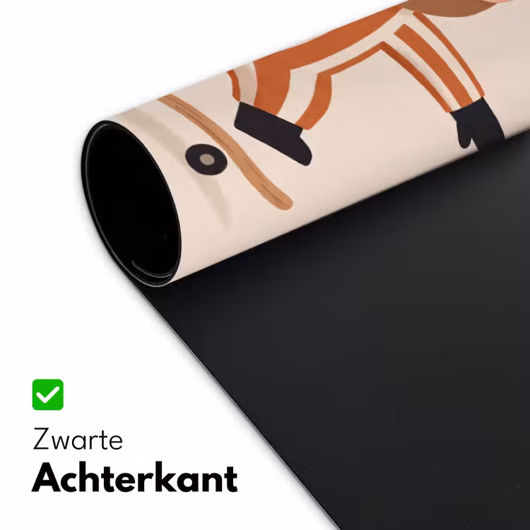 Bureau onderlegger - Dieren - Skateboard - Spel - Cartoon - Roze — 5