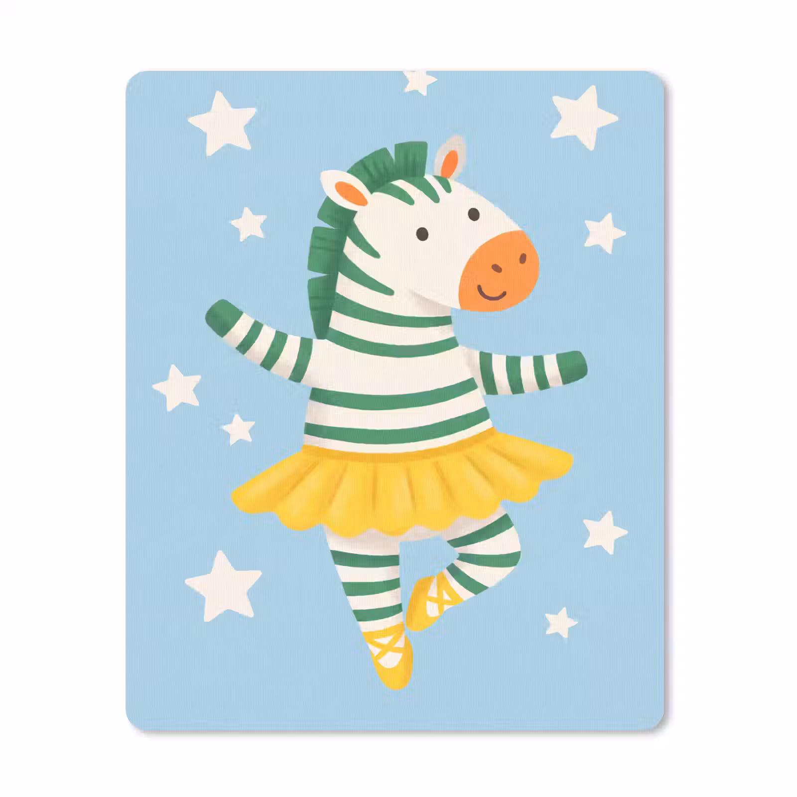 Muismat - Dieren - Dans - Illustratie - Kinderkamer - Sterren — 1