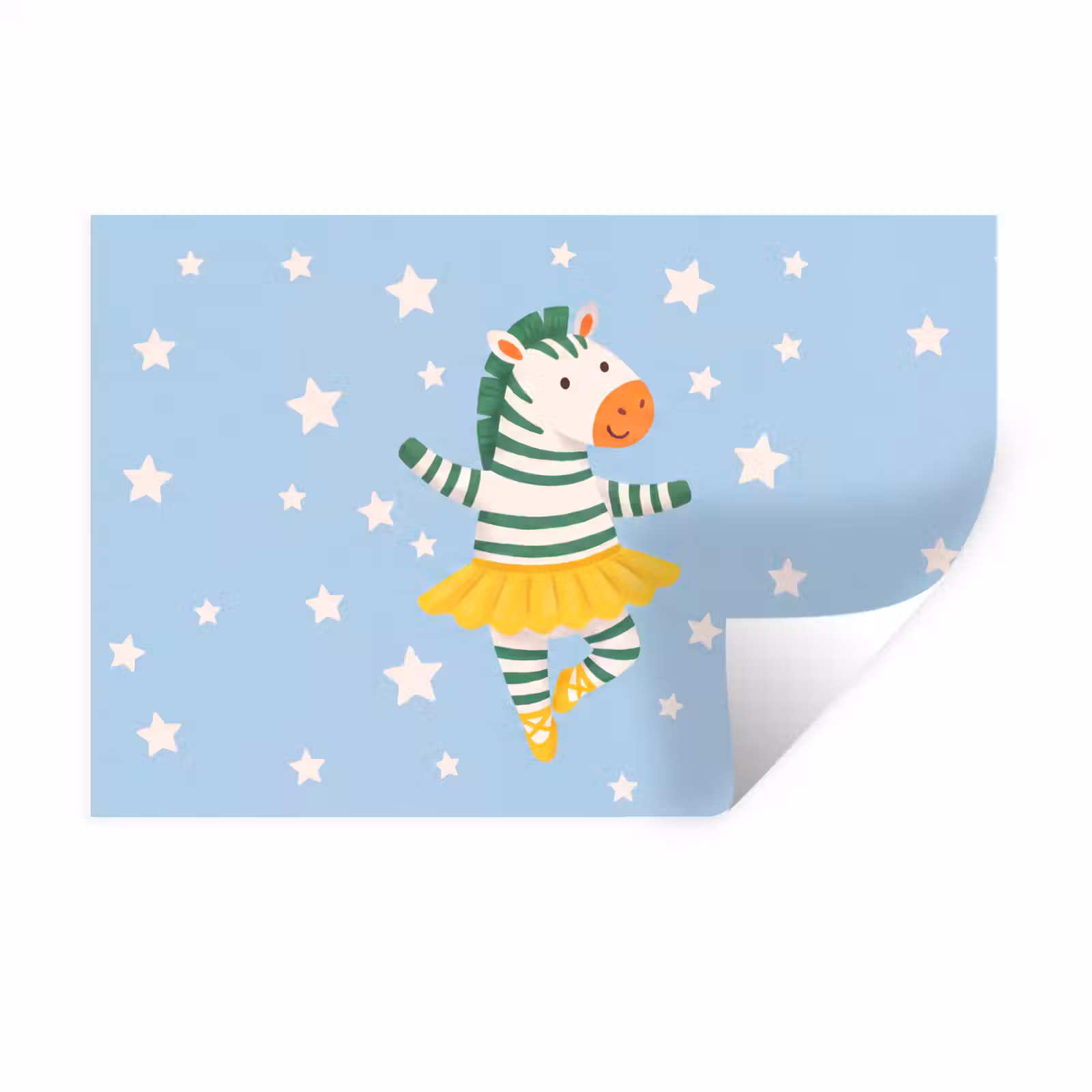 Muursticker - Dieren - Dans - Illustratie - Kinderkamer - Sterren — 1
