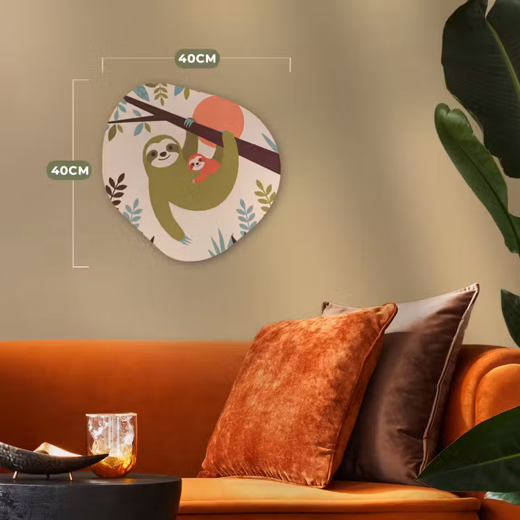 Organisch schilderij forex - Dieren - Moeder - Baby - Natuur - Groen — 4