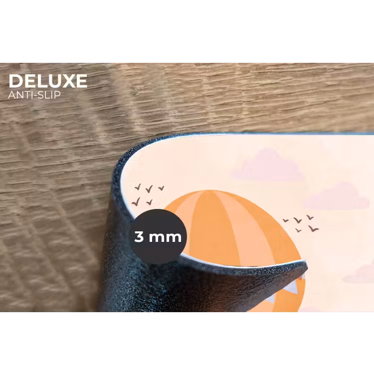 Placemat - 6 stuks - Luchtballon - Slingers - Avontuur - Illustratie - Oranje — 4