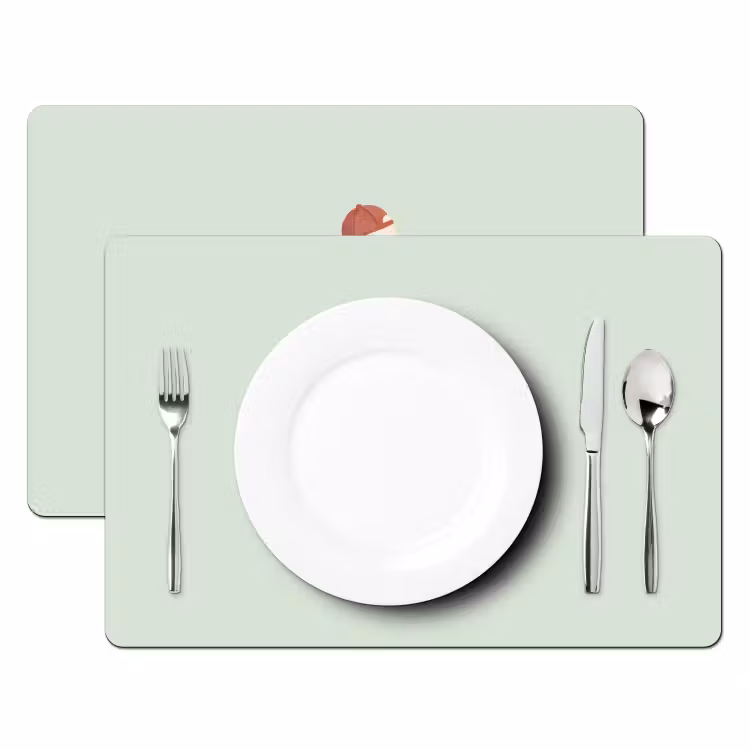 Placemat - 6 stuks - Vogel - Skateboard - Dieren - Cartoon - Speels — 2