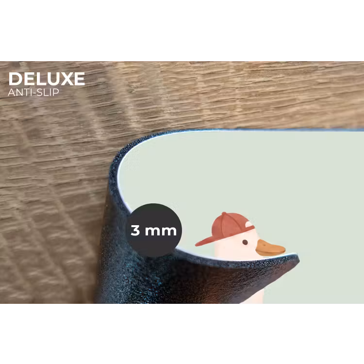 Placemat - 6 stuks - Vogel - Skateboard - Dieren - Cartoon - Speels — 4