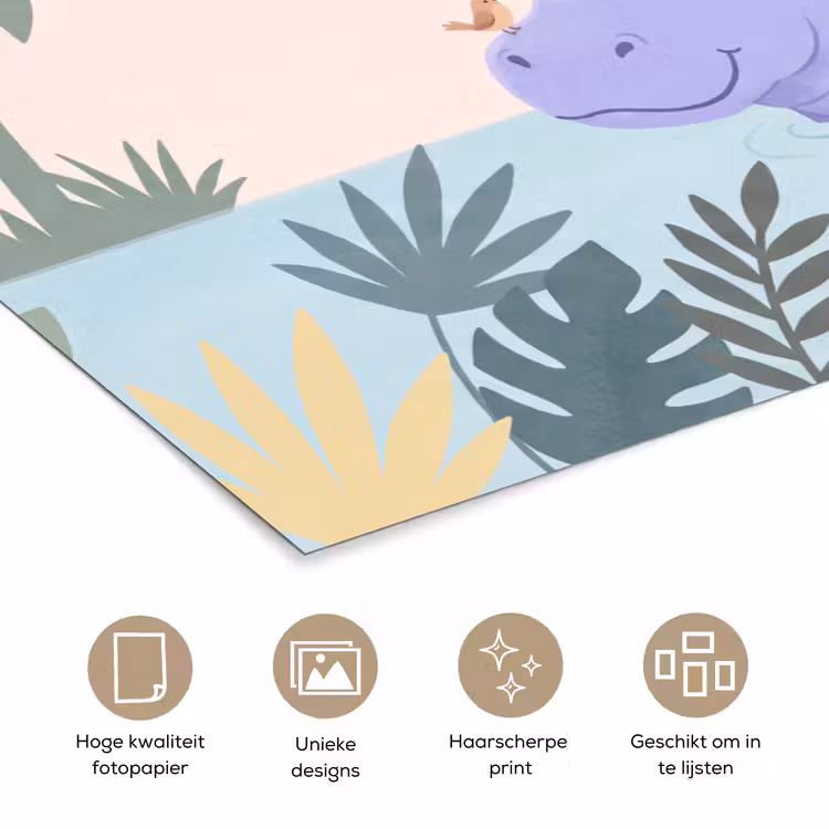 Poster - Dieren - Vogel - Water - Natuur - Illustratie — 5