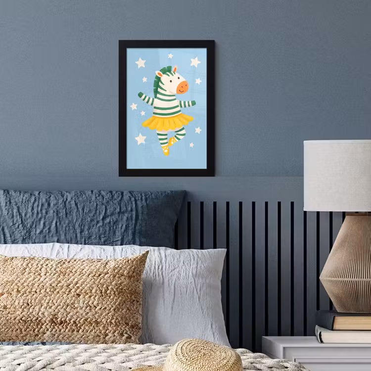 Poster met lijst - Dieren - Dans - Illustratie - Kinderkamer - Sterren — 4