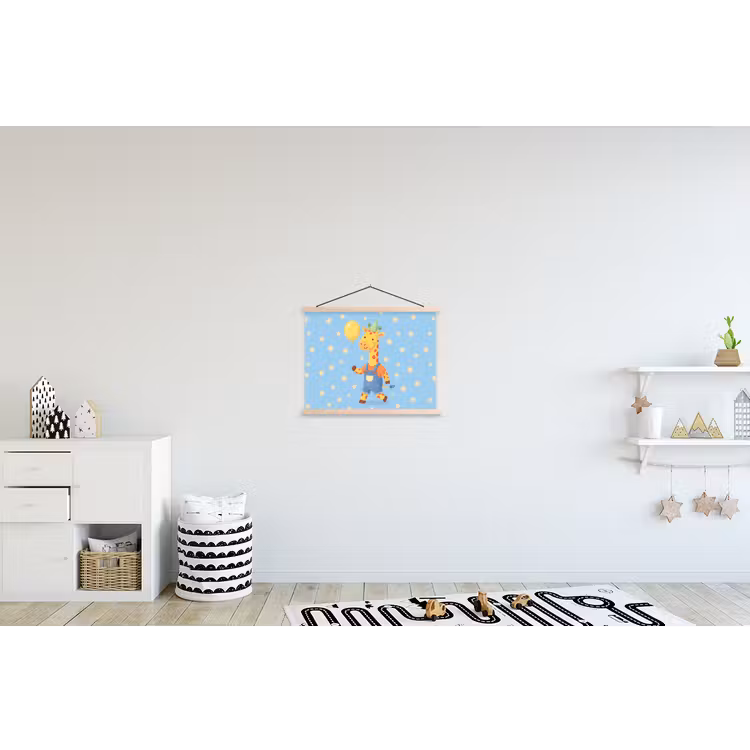 Schoolplaat - Dieren - Giraffe - Ballon - Feest - Kinderkamer — 3
