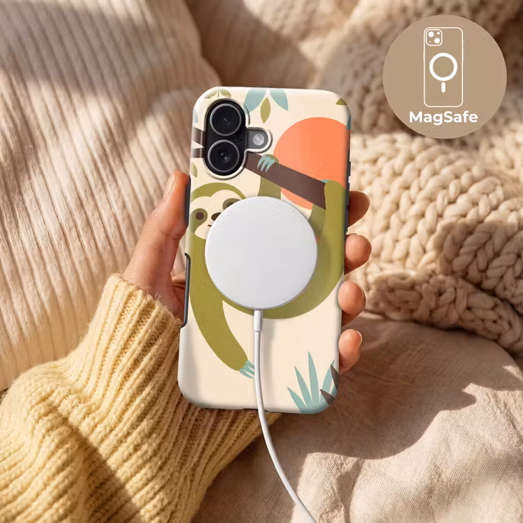 Telefoonhoesje Toughcase - Dieren - Moeder - Baby - Natuur - Groen — 8