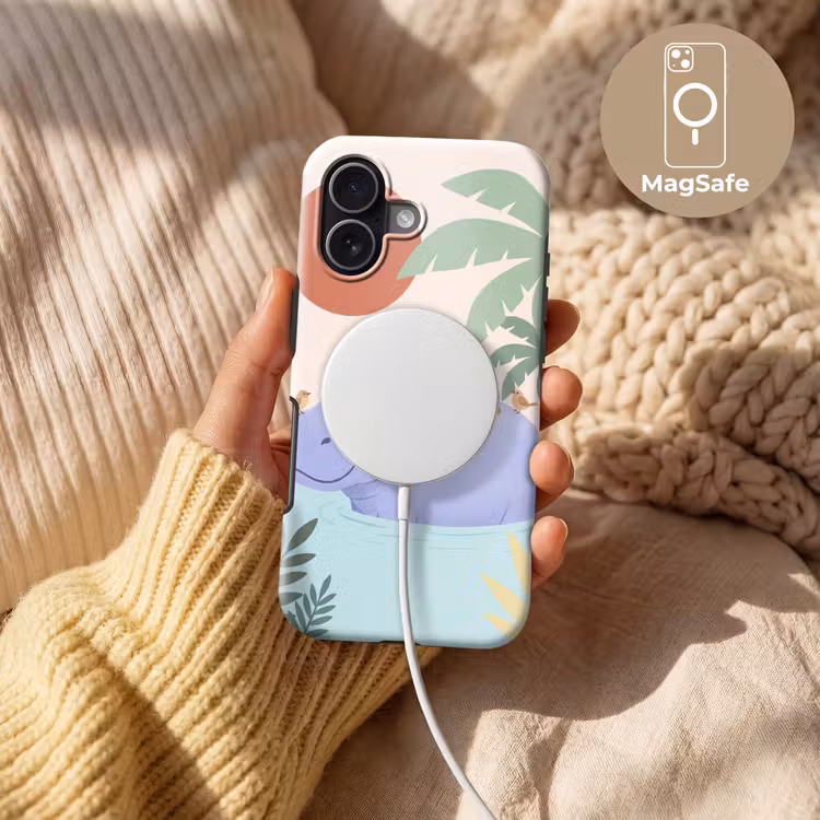 Telefoonhoesje Toughcase - Dieren - Vogel - Water - Natuur - Illustratie — 8