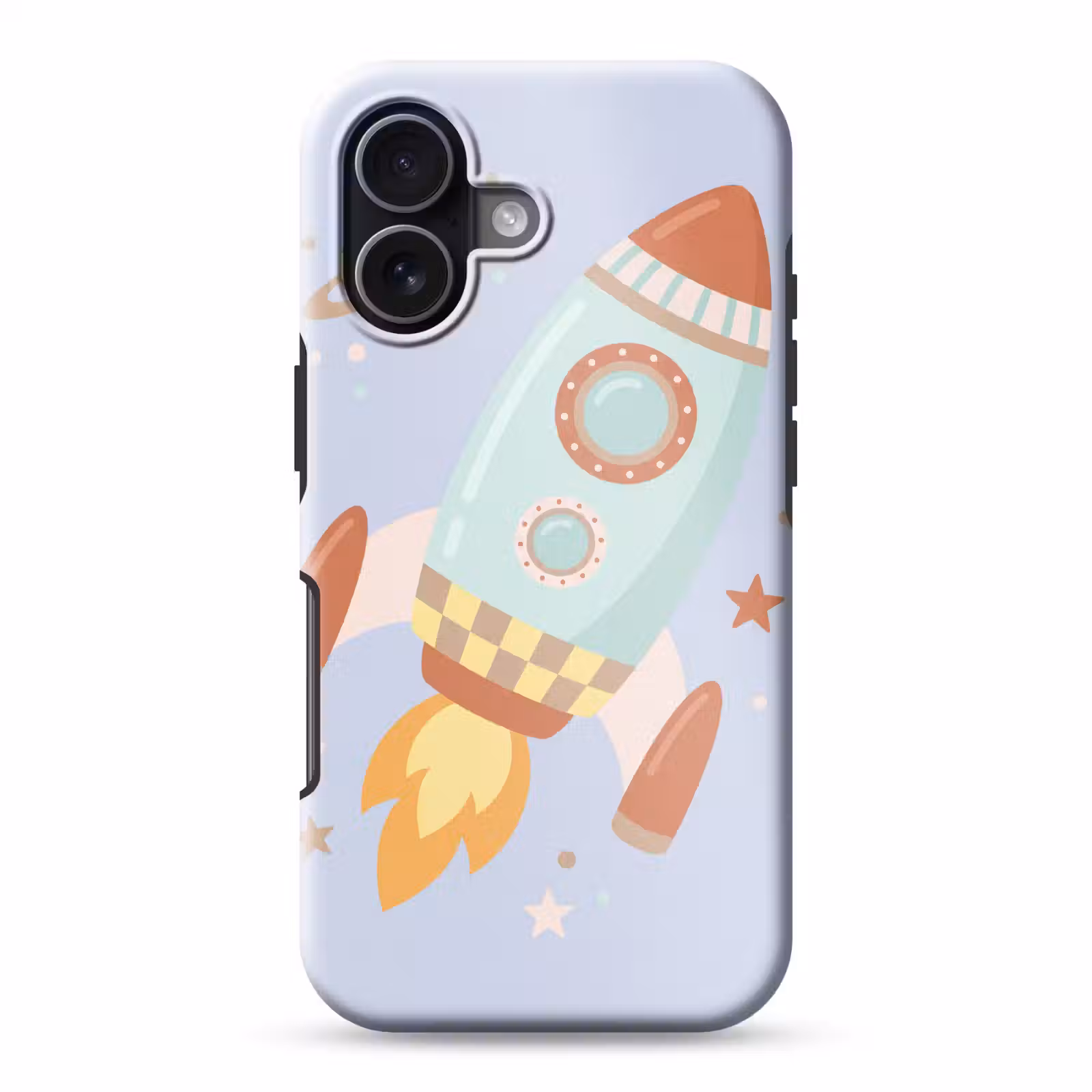 Telefoonhoesje Toughcase - Raket - Ruimte - Planeet - Illustratie — 1