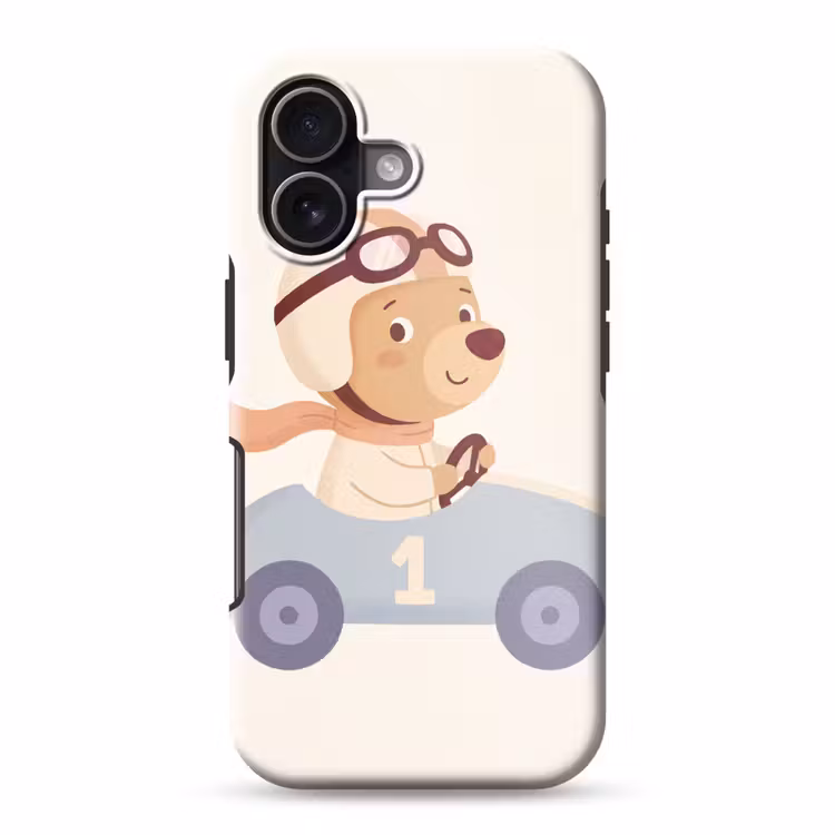Telefoonhoesje Toughcase - Beer - Auto - Kinderkamer - Cartoon - Speels — 1