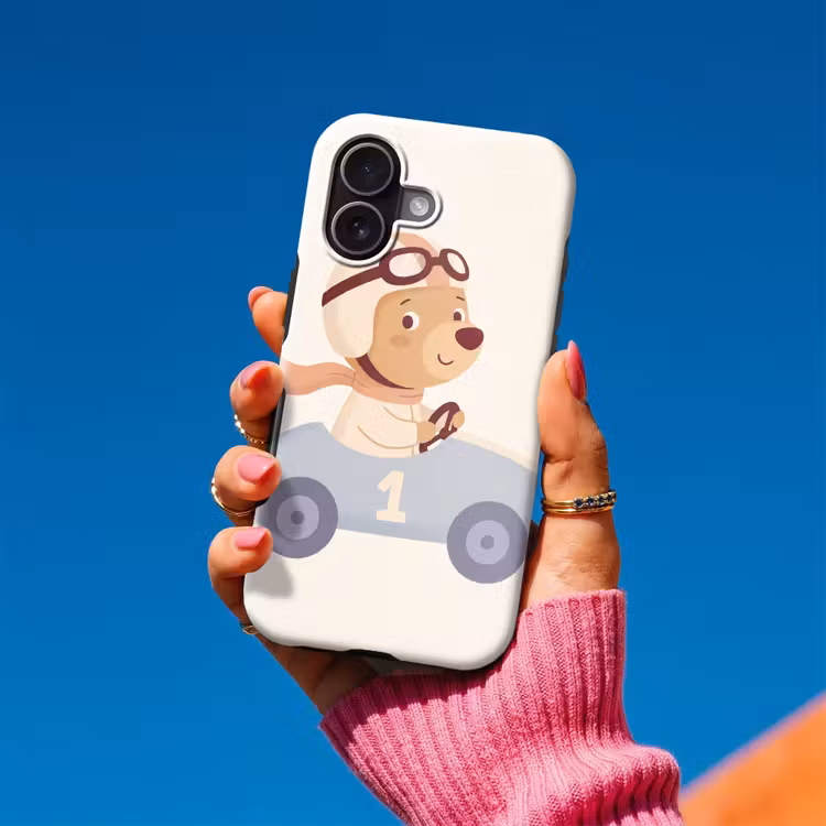 Telefoonhoesje Toughcase - Beer - Auto - Kinderkamer - Cartoon - Speels — 2