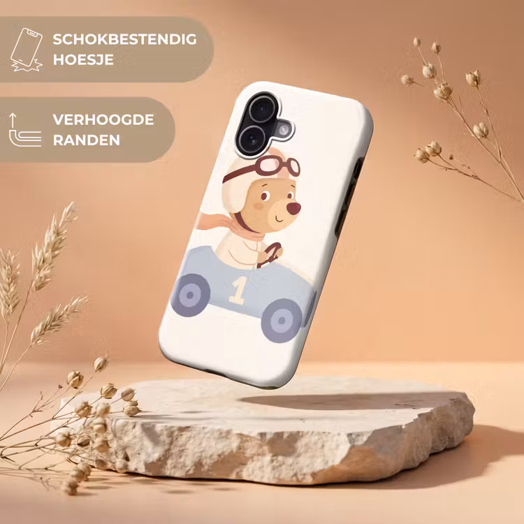 Telefoonhoesje Toughcase - Beer - Auto - Kinderkamer - Cartoon - Speels — 5