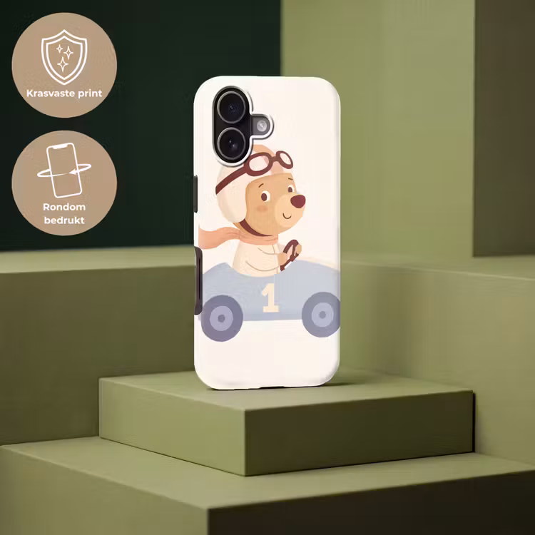 Telefoonhoesje Toughcase - Beer - Auto - Kinderkamer - Cartoon - Speels — 7