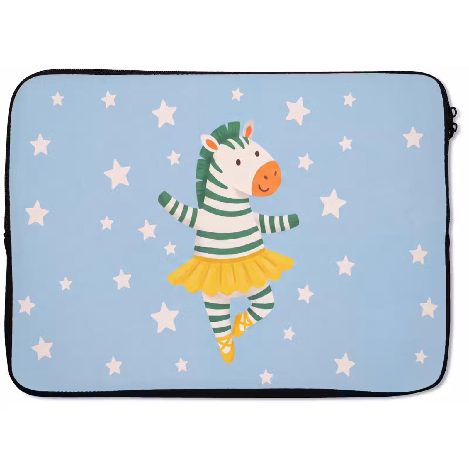 Laptophoes Dieren - Dans - Illustratie - Kinderkamer - Sterren — 1