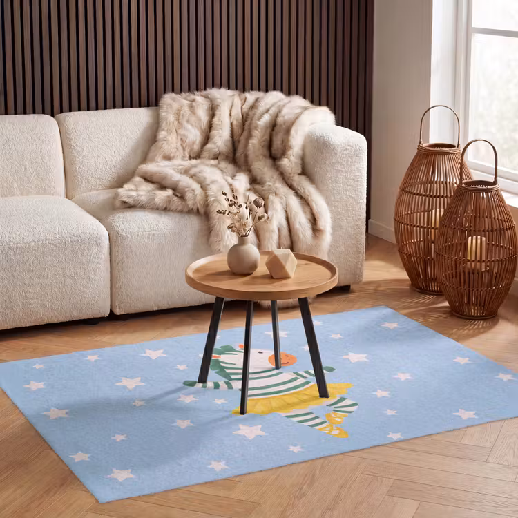 Vloerkleed - Dieren - Dans - Illustratie - Kinderkamer - Sterren — 3