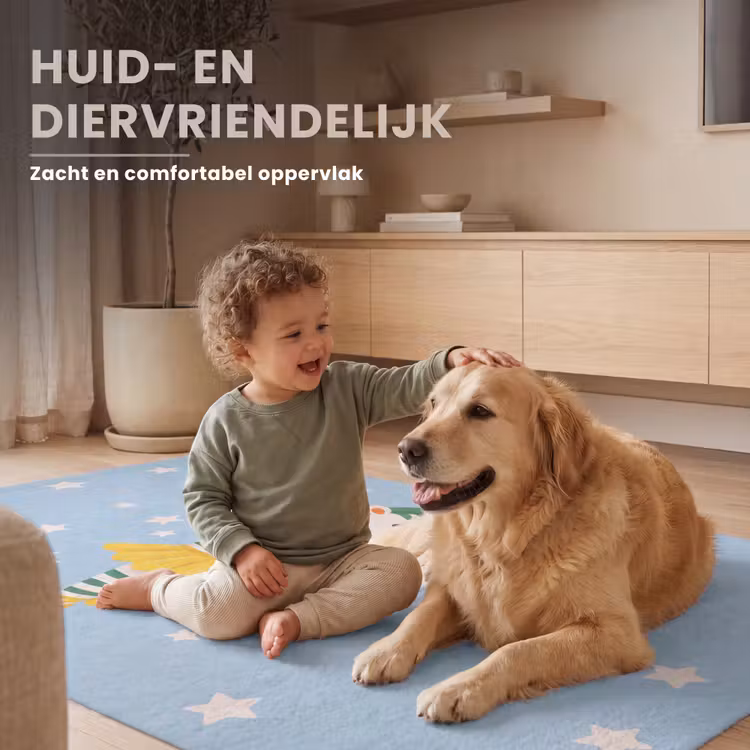 Vloerkleed - Dieren - Dans - Illustratie - Kinderkamer - Sterren — 6