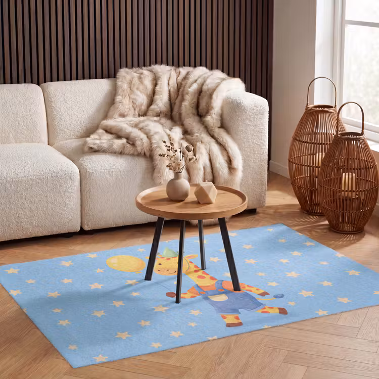 Vloerkleed - Dieren - Giraffe - Ballon - Feest - Kinderkamer — 3