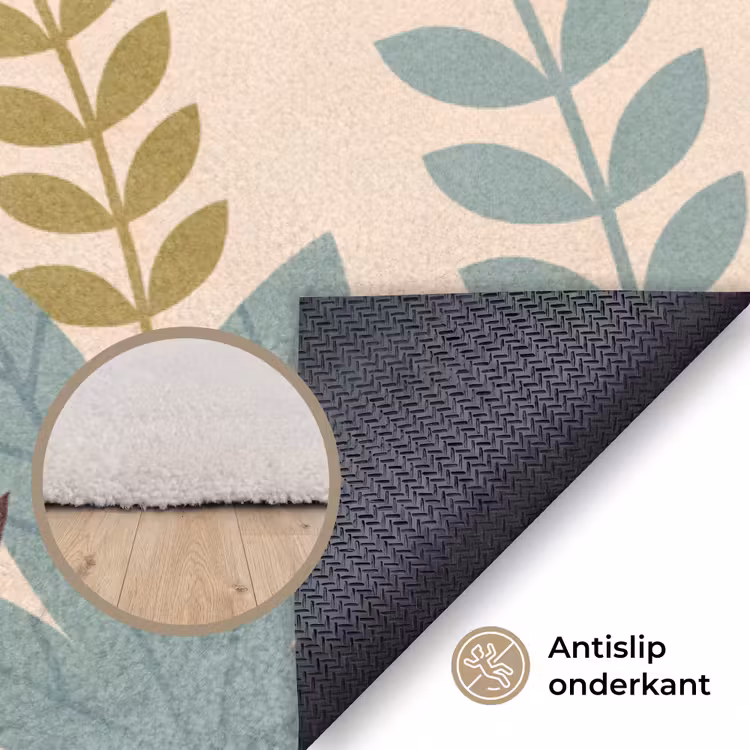 Vloerkleed - Dieren - Moeder - Baby - Natuur - Groen — 4