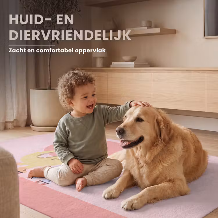 Vloerkleed - Dieren - Skaten - Illustratie - Speels - Roze — 6