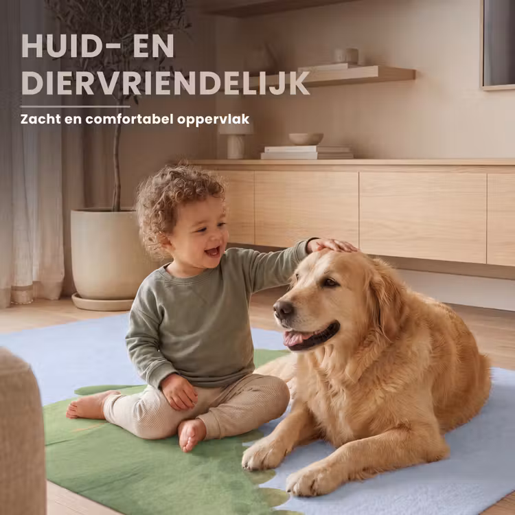 Vloerkleed - Dinosaurus - Ballon - Kinderkamer - Illustratie - Groen — 6