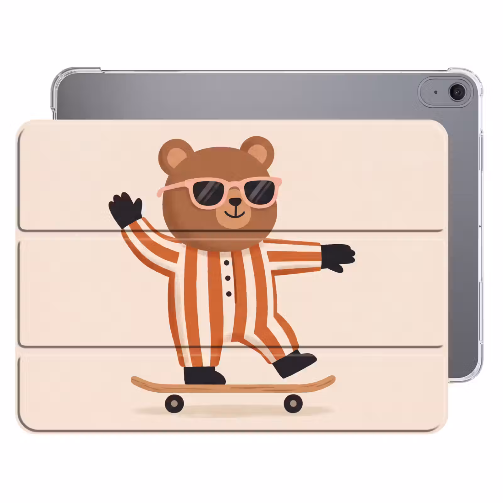 Dieren - Skateboard - Spel - Cartoon - Roze — 1
