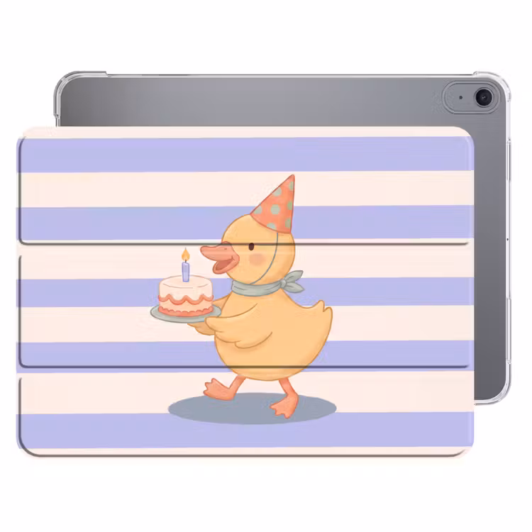 Vogel - Feest - Taart - Kinder - Illustratie — 1