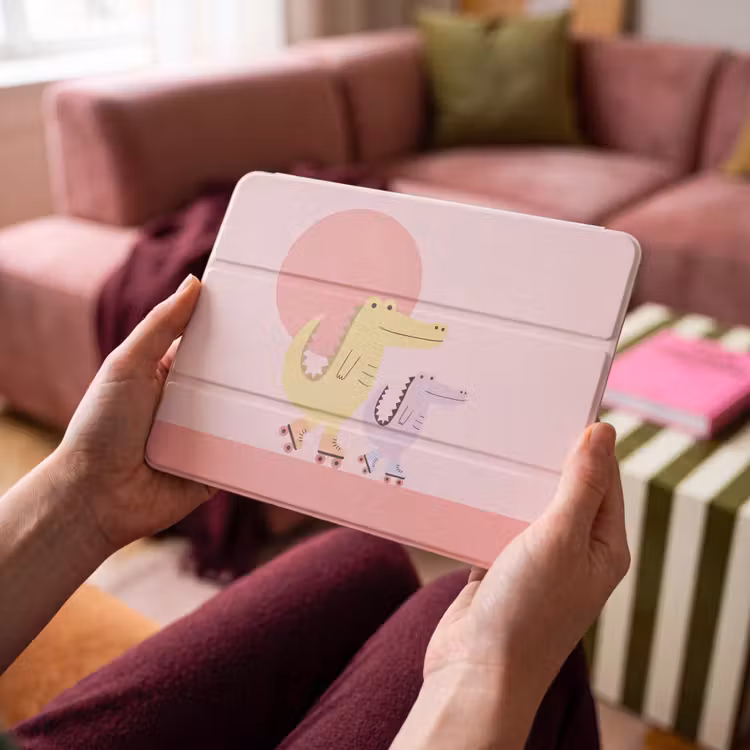 Dieren - Skaten - Illustratie - Speels - Roze — 4