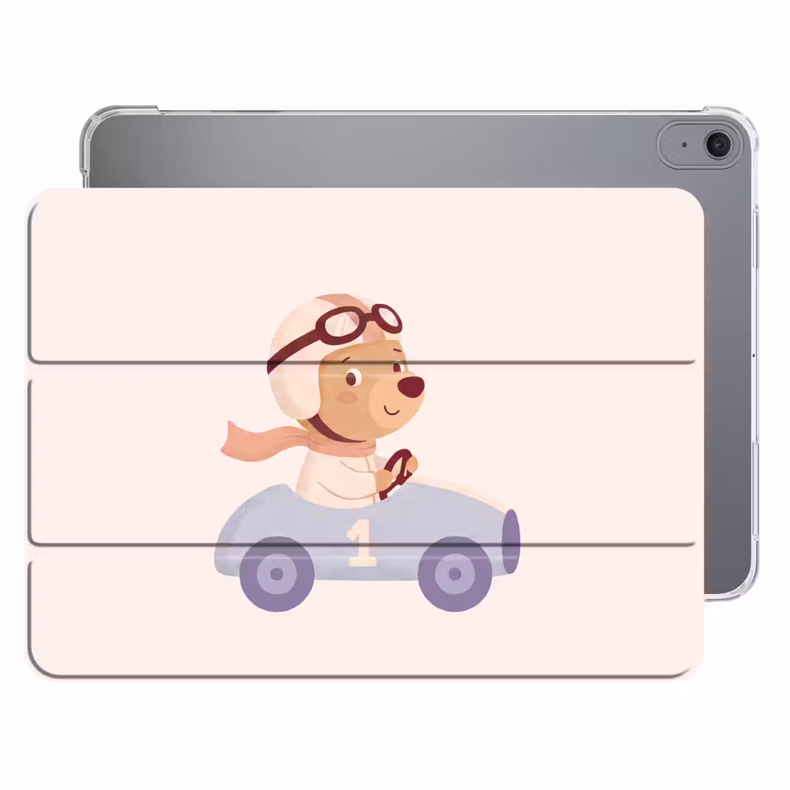 Beer - Auto - Kinderkamer - Cartoon - Speels — 1