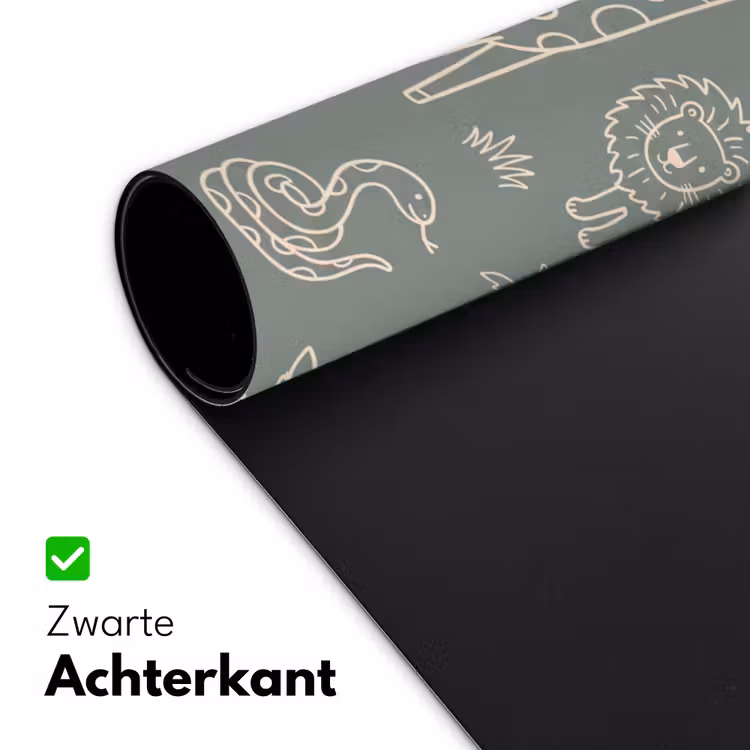 Bureau onderlegger - Dieren - Safari - Patroon - Illustratie - Groen — 5