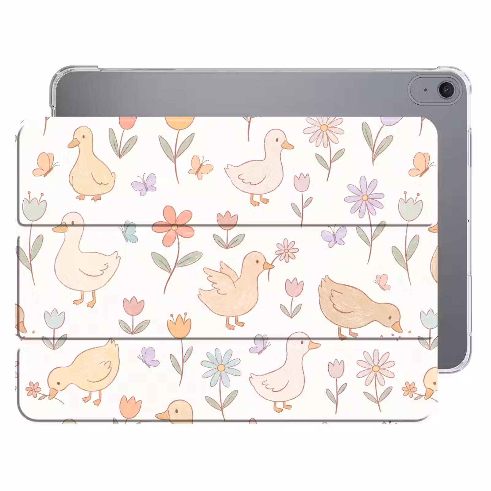 Vogel - Bloemen - Patroon - Pastel - Dieren — 1