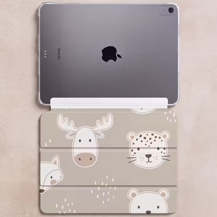 Dieren - Patroon - Illustratie - Modern - Beige — 6