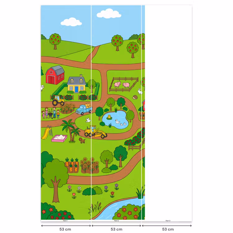 Behang - Platteland - Dieren - Cartoon — 6