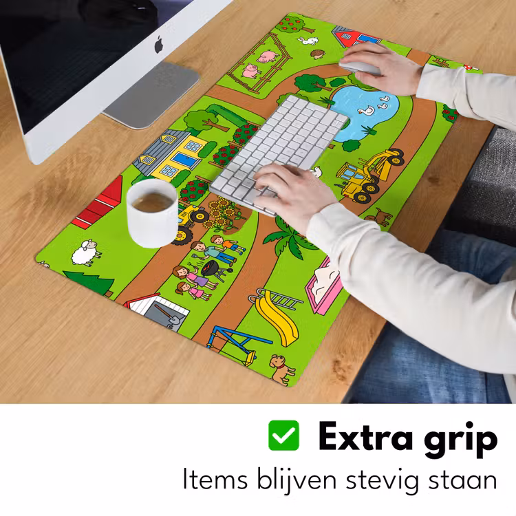 Bureau onderlegger - Platteland - Dieren - Cartoon — 6