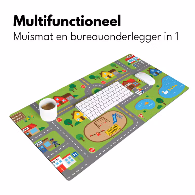 Bureau onderlegger - Stad - Wegen - Cartoon — 7