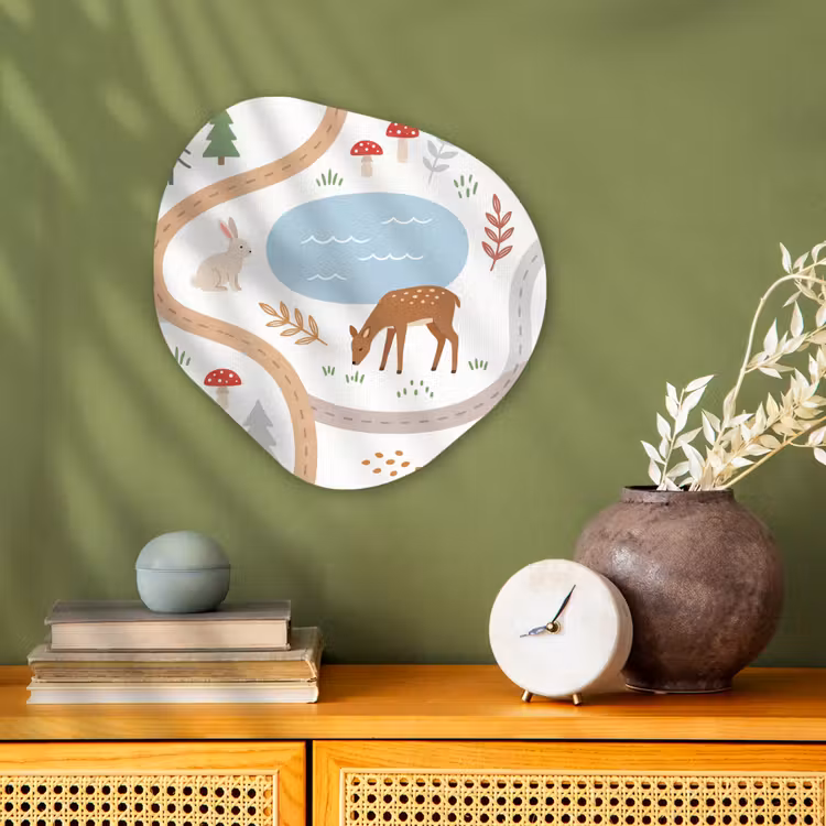 Organisch schilderij forex - Dieren - Bos - Illustratie — 2