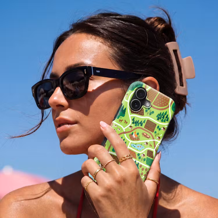 Telefoonhoesje Toughcase - Platteland - Dieren - Illustratie — 6