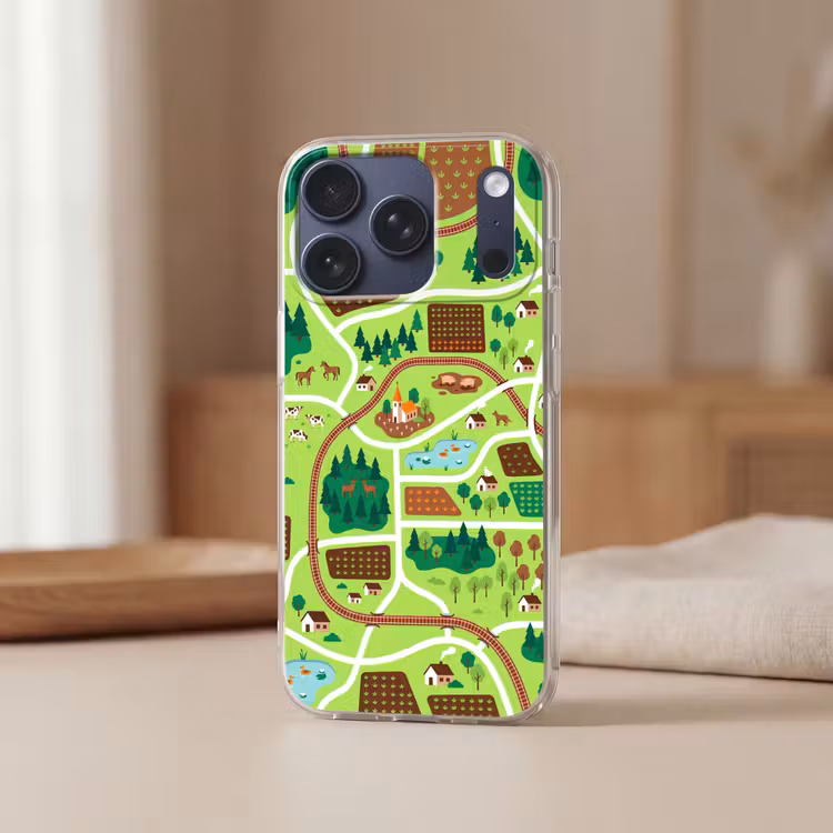 Telefoonhoesje - Platteland - Dieren - Illustratie — 3