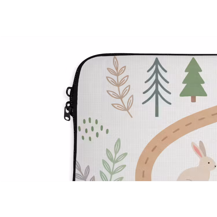 Laptophoes Dieren - Bos - Illustratie — 5