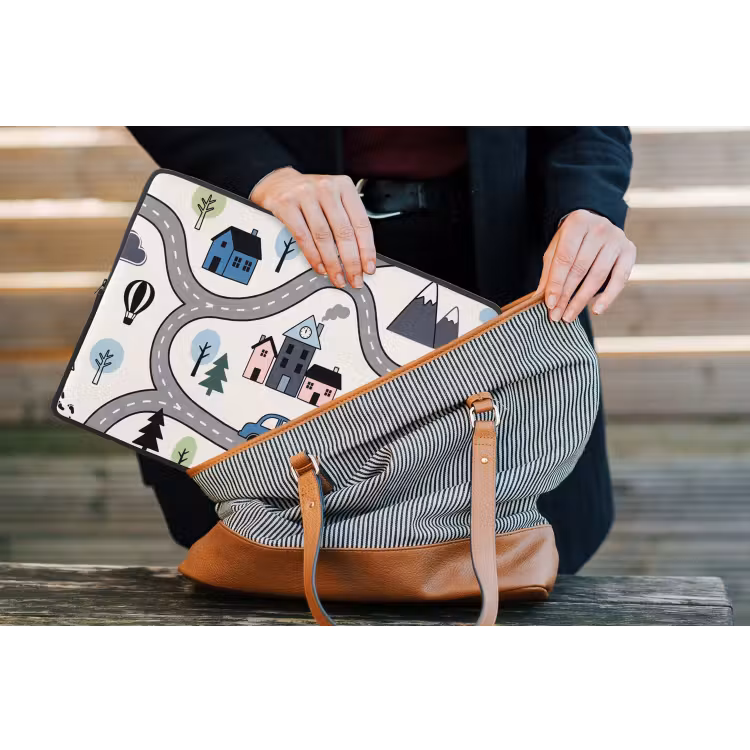 Laptophoes Kaart - Stad - Kindvriendelijk — 4