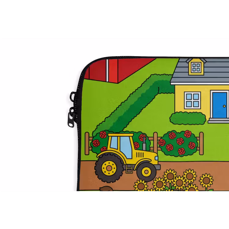 Laptophoes Platteland - Dieren - Cartoon — 5