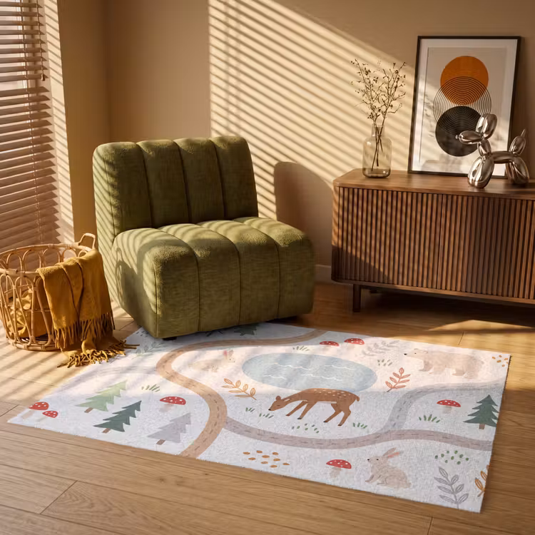 Vloerkleed - Dieren - Bos - Illustratie — 2