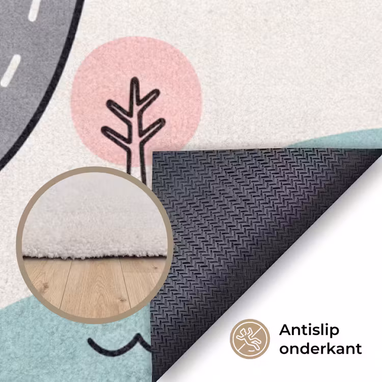 Vloerkleed - Kaart - Stad - Kindvriendelijk — 4