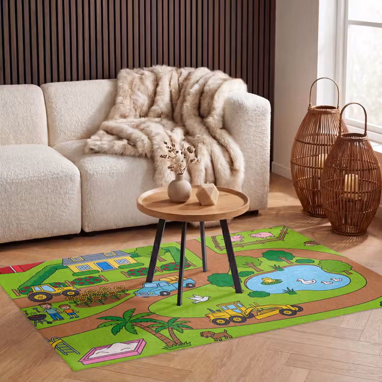 Vloerkleed - Platteland - Dieren - Cartoon — 3