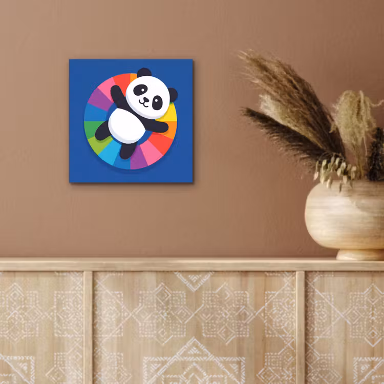 Aluminium schilderij - Dieren - Cartoon - Kleurrijk - Modern - Speels — 5
