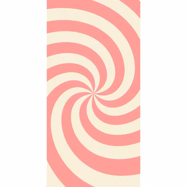 Behang - Spiraal - Patroon - Abstract - Roze - Beige — 2