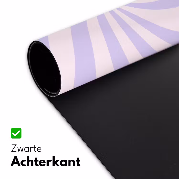 Bureau onderlegger - Patroon - Spiraal - Abstract - Modern - Paars-Roze — 5
