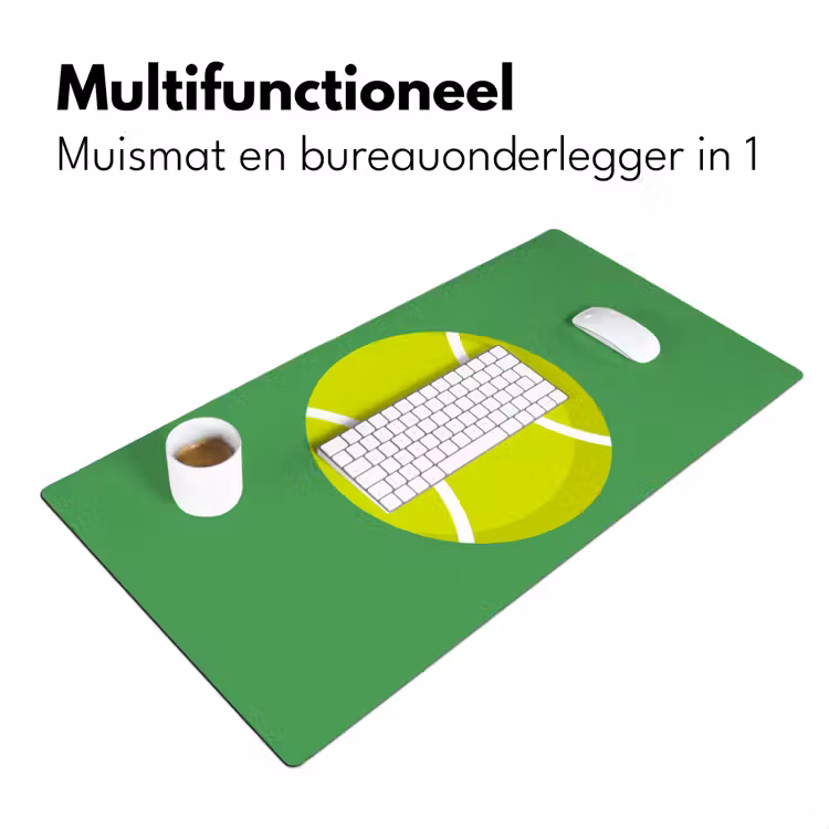 Bureau onderlegger - Bal - Geel - Sport - Groen - Illustratie — 7