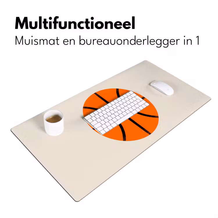 Bureau onderlegger - Basketbal - Bal - Sport - Illustratie - Oranje — 7