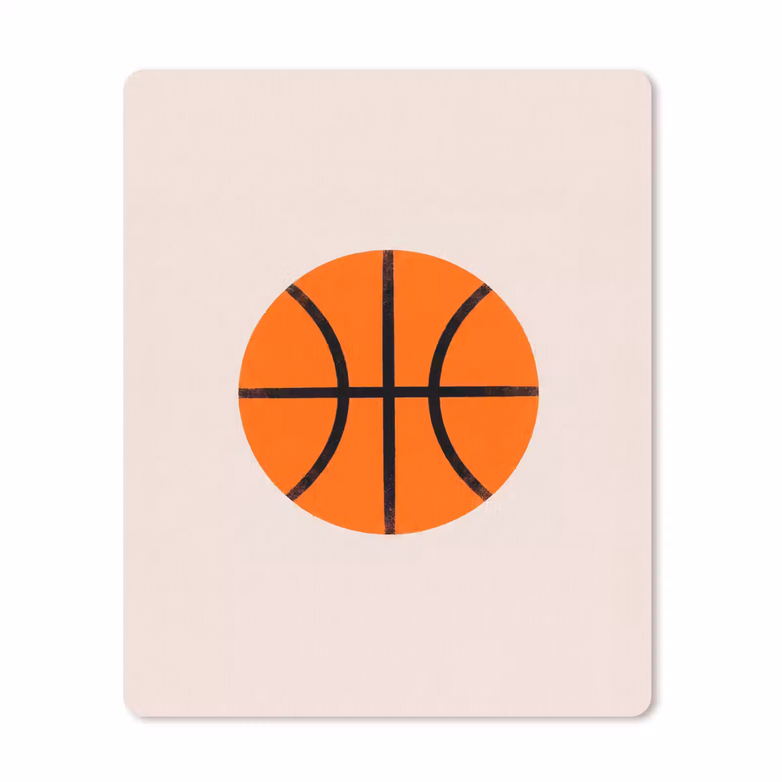Muismat - Basketbal - Bal - Sport - Illustratie - Oranje — 1