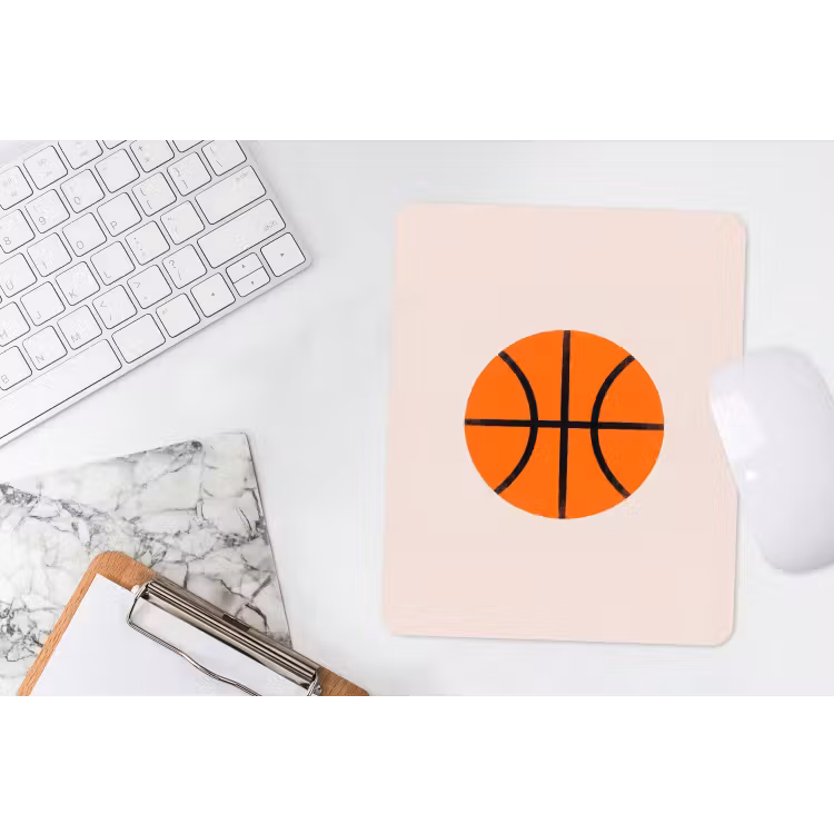 Muismat - Basketbal - Bal - Sport - Illustratie - Oranje — 4